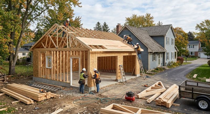 Garage Construction in Katy, TX