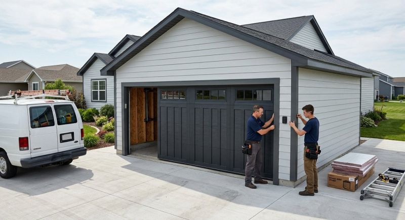 Three Car Garage Installation in South Houston, TX