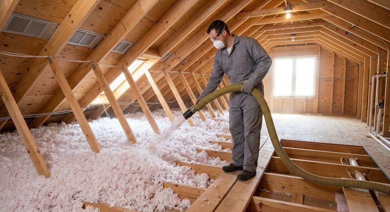 Blown Insulation Installation in Austin, TX