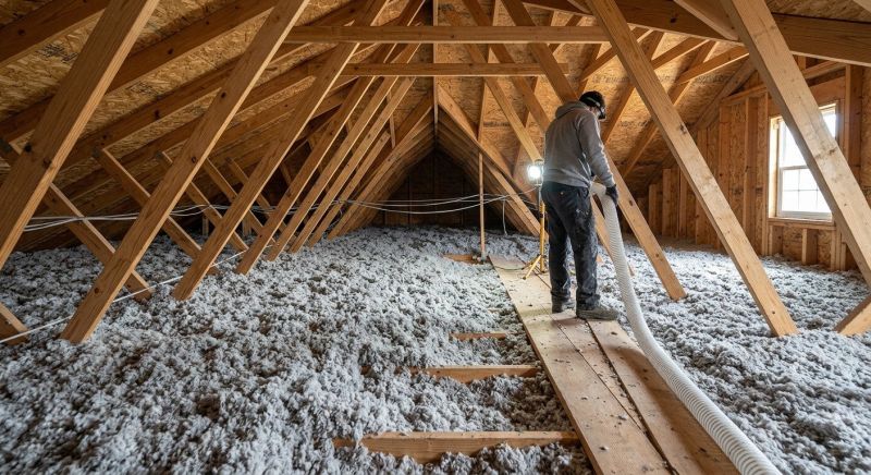 Cellulose Insulation Blowing in Killeen, TX