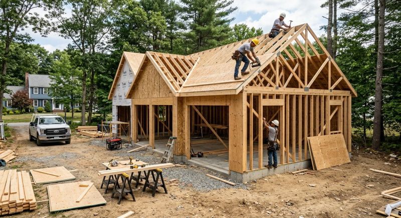Detached Garage Construction in North Charleston, SC