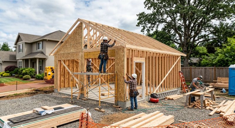Detached Garage Construction in Summerville, SC