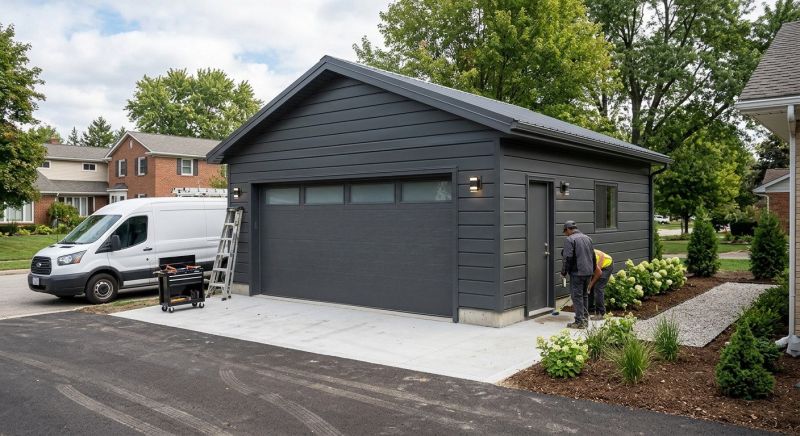 Four Car Garage Installation in Charleston, SC