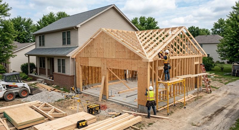 Garage Construction in Conroe, TX