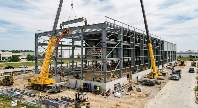 Industrial Garage Construction in Cypress, TX