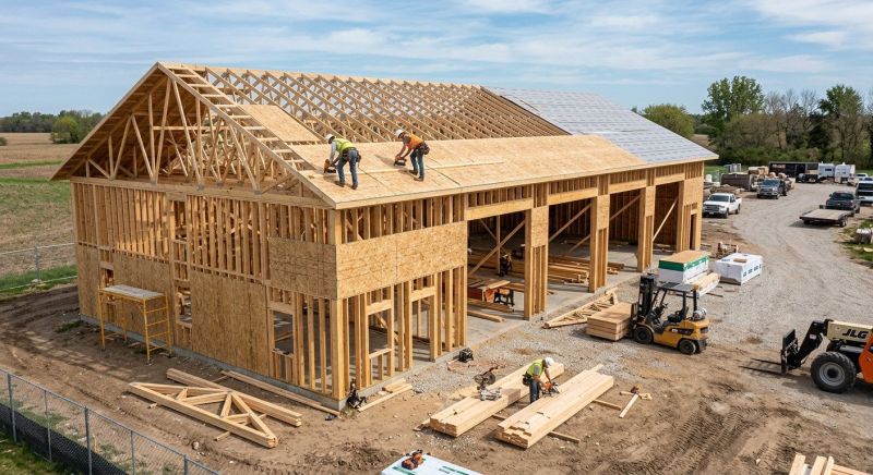 Warehouse Garage Construction in Cypress, TX