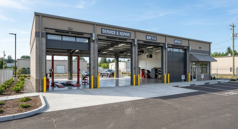 Warehouse Garage Construction in Katy, TX